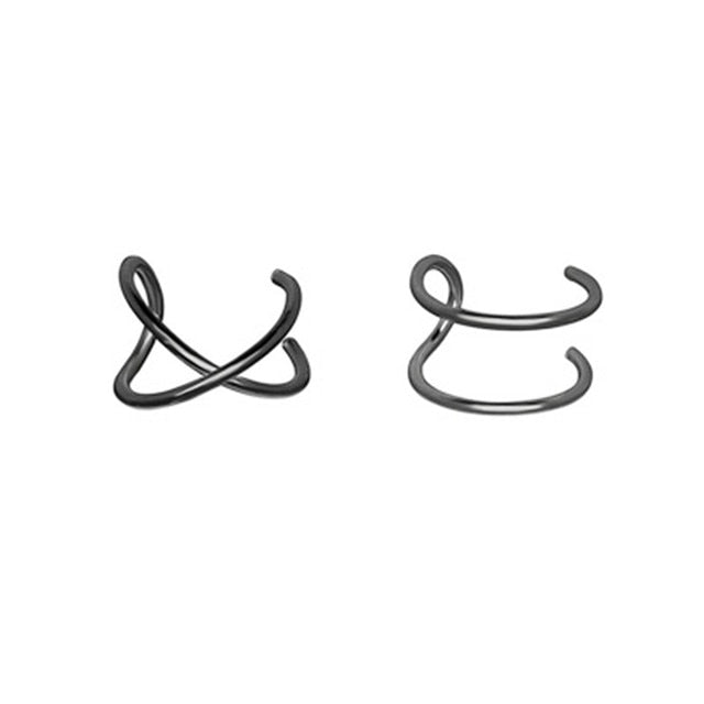 Set de faux piercings d'oreille