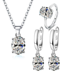 Parure de bijoux Set White